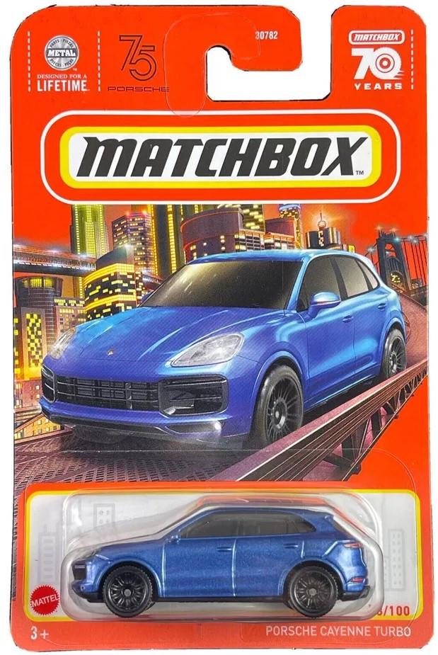Игрушечная машинка Matchbox Porsche Cayenne Turbo 2023 MBX Metro №78 (HKW87)