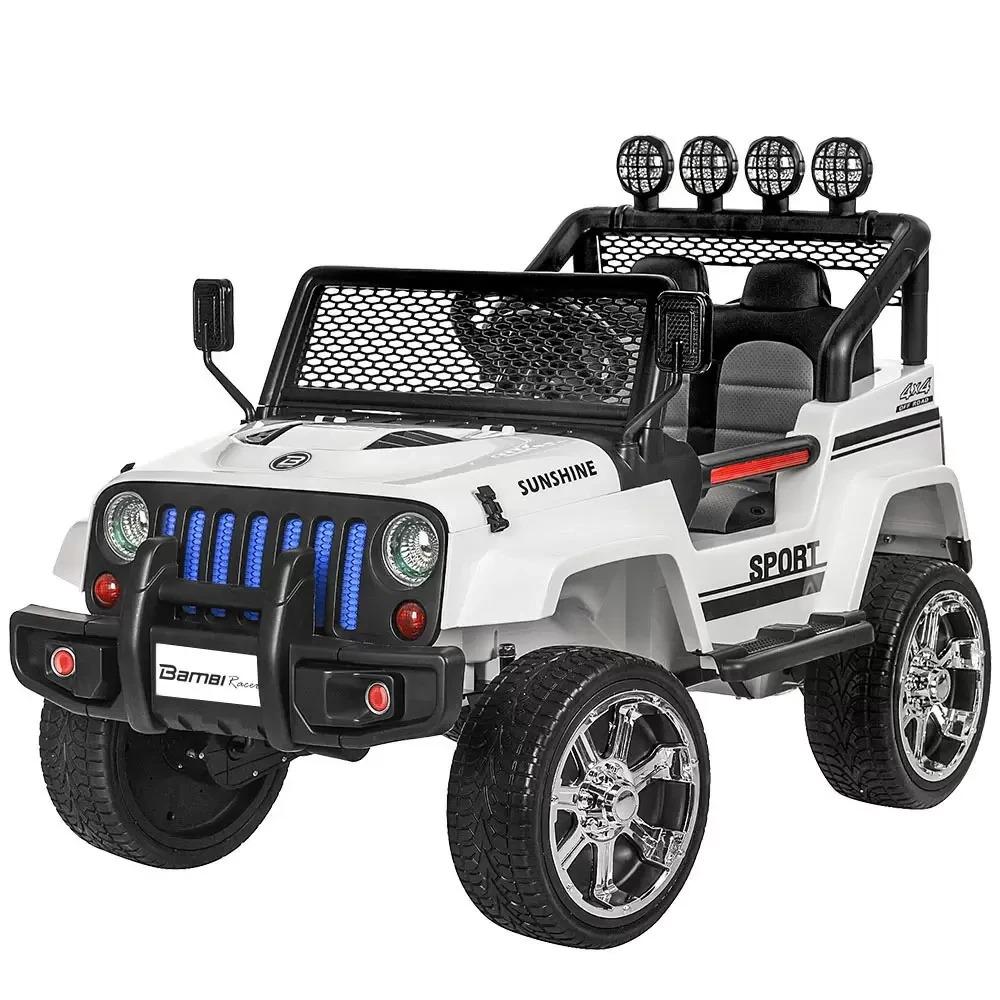 Электромобиль детский Bambi Racer M 3237EBLR-1 джип с пультом управления Белый (14988033) Электромобиль детский Bambi Racer M 3237EBLR-1 джип с пультом управления Белый (14988033)