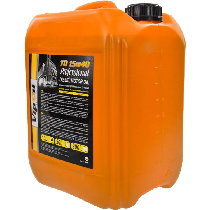 Олива моторна VipOil Professional TD 15W-40 (10л.)