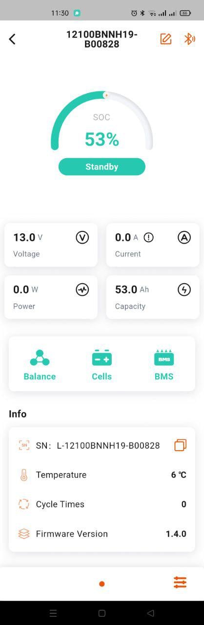 Аккумулятор LiTime LiFePO4 12В 100А ч SMART с Bluetooth 5.0 - фото 6