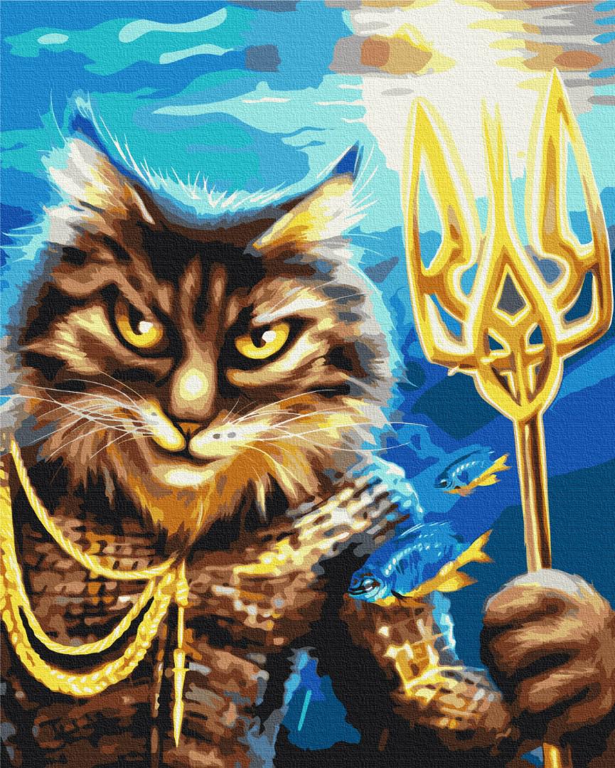 Картина по номерам Brushme Котик украинский Нептун 40x50 см (PBS53123)