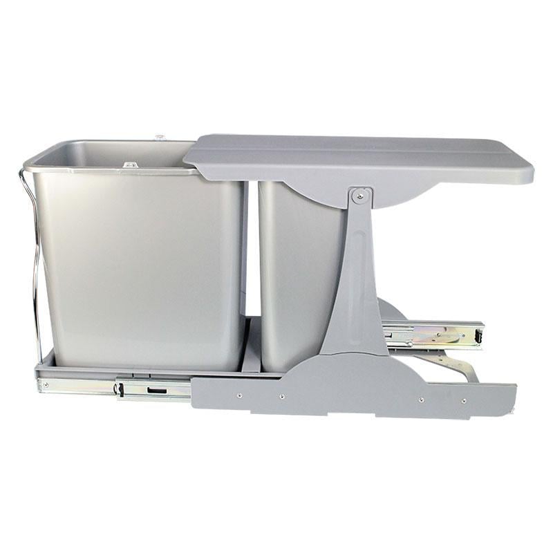 Смітник Taurus Muller вбудоване відро для сміття 40 1х16/1х8 л Сірий