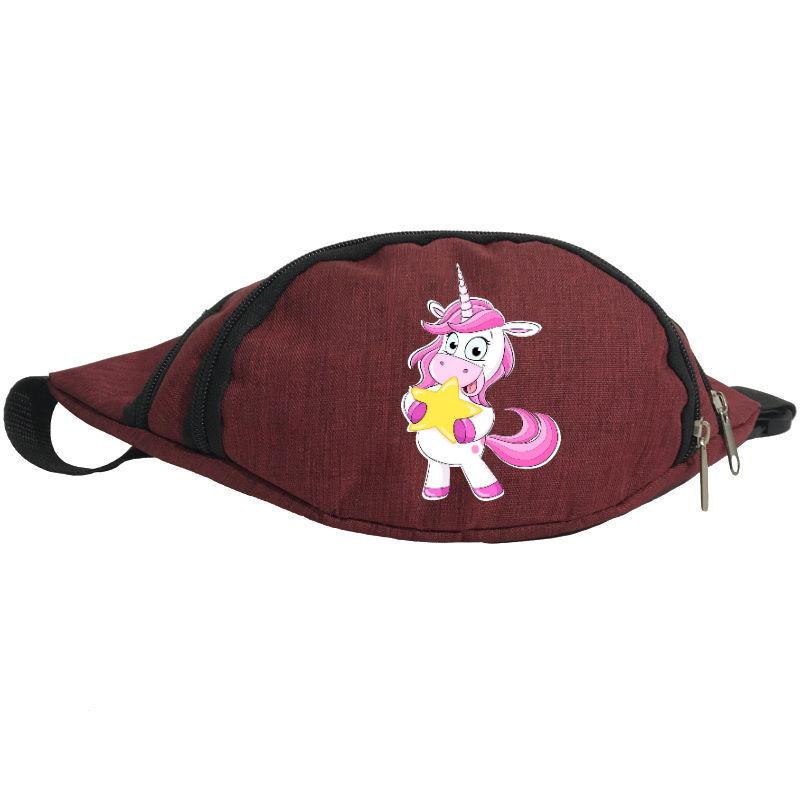 Поясная сумка-бананка Cappuchino toys Unicorn EDN 0021 Красный (1369989284)