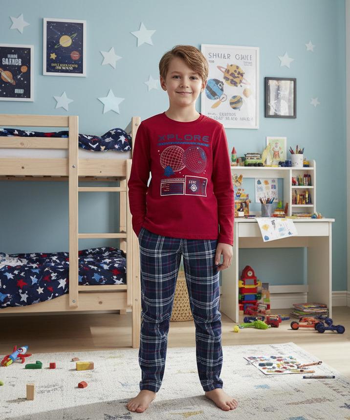 Пижама для мальчика Pepperts 134-140 см (PI0001B055)