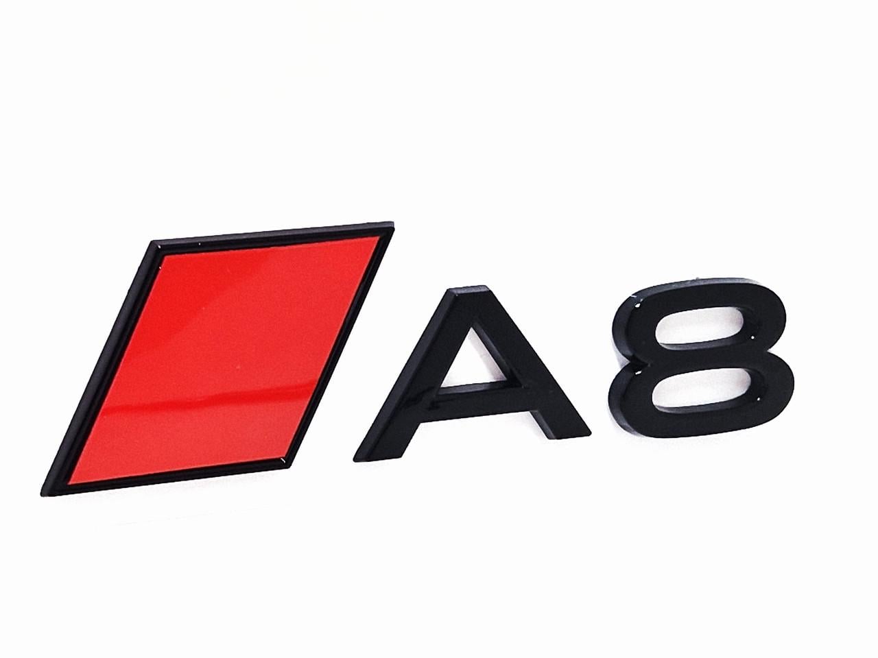 Емблема A8 Audi Black gloss (2853892200)