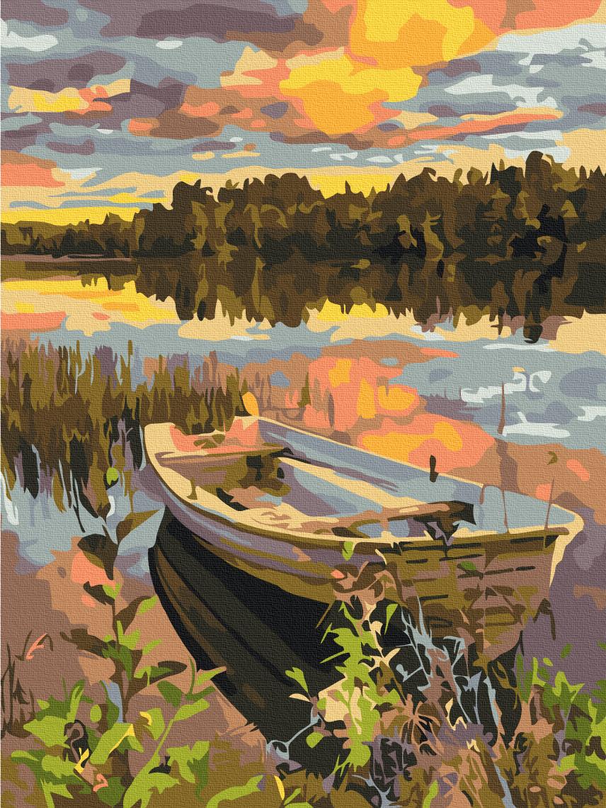 Картина по номерам Brushme Лодка в наводнении 30x40 см (RBS51980) Картина по номерам Brushme Лодка в наводнении 30x40 см (RBS51980)