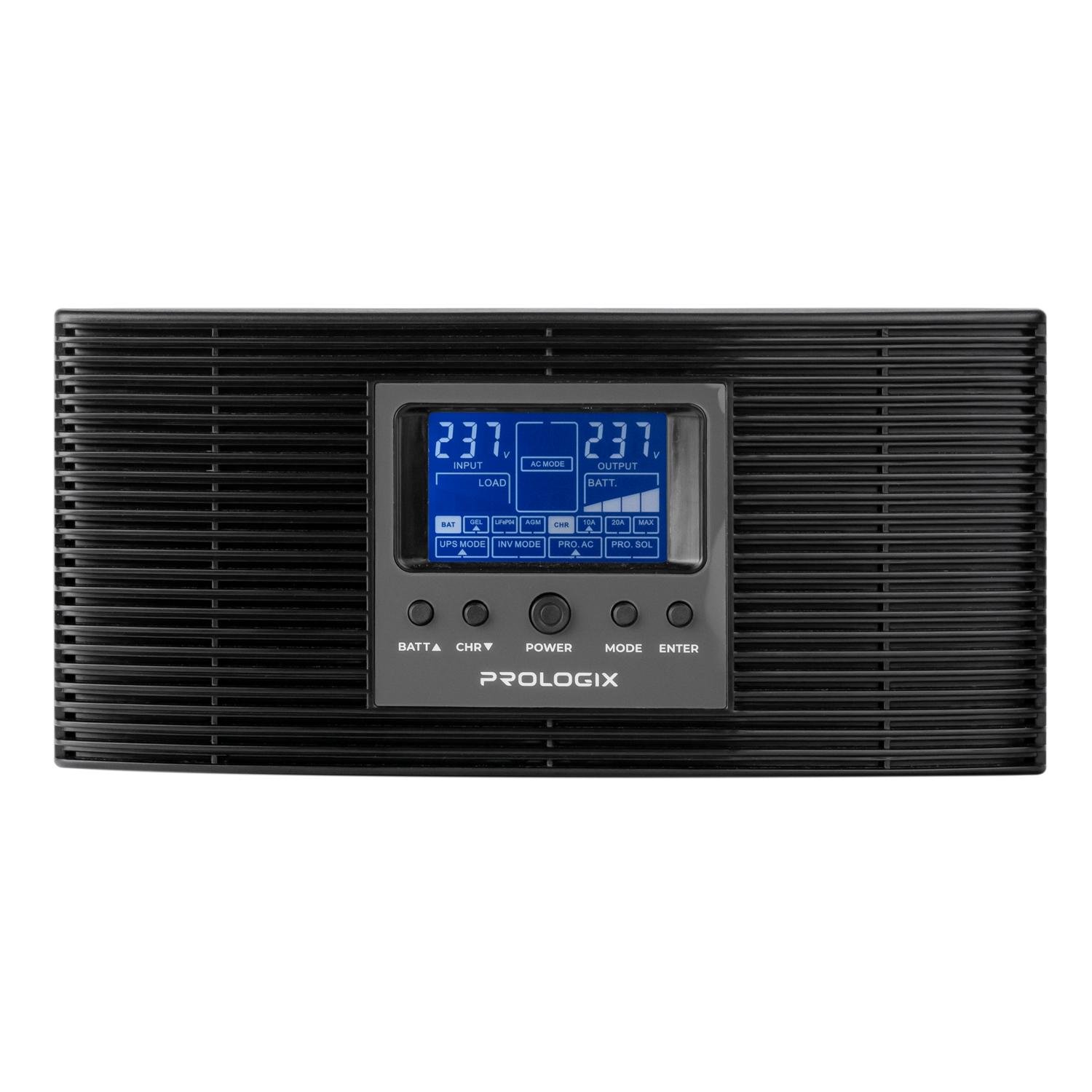 Инвертор PrologiX 1200ВА/1000 Вт 12В 2xSchuko Pure Sine Wave Black (PLP1200XL) Инвертор PrologiX 1200ВА/1000 Вт 12В 2xSchuko Pure Sine Wave Black (PLP1200XL)