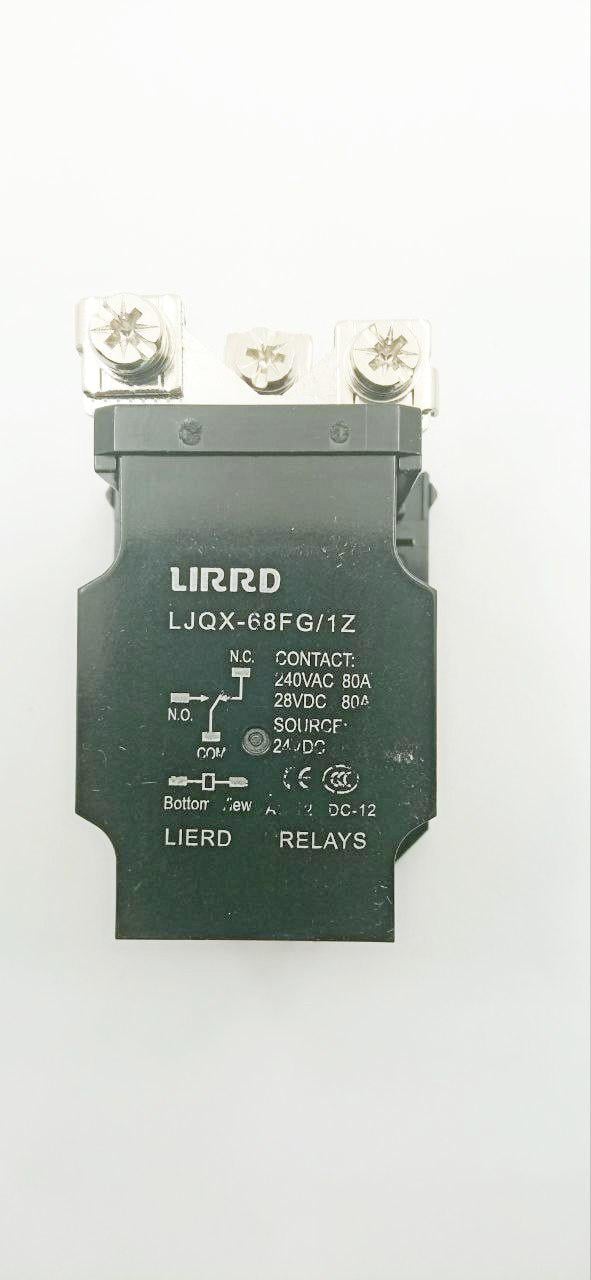 Реле LIRRD LJQX-68FG/1Z 24VDC 80A 1C (34347)