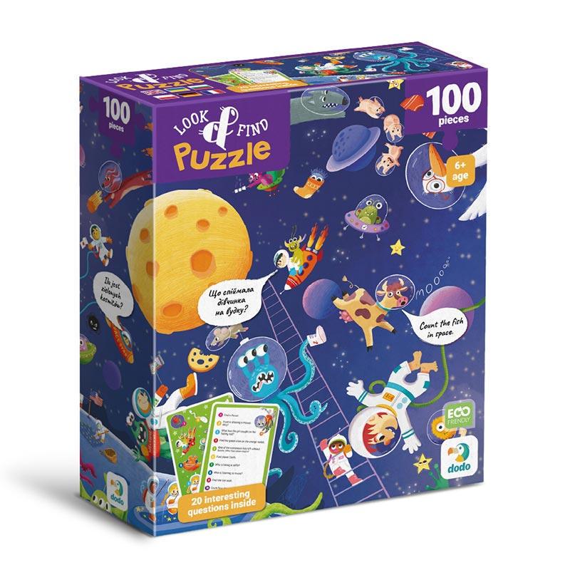 Пазл Dodo Ищи и находишь Безумный космос 100 эл. (300668)