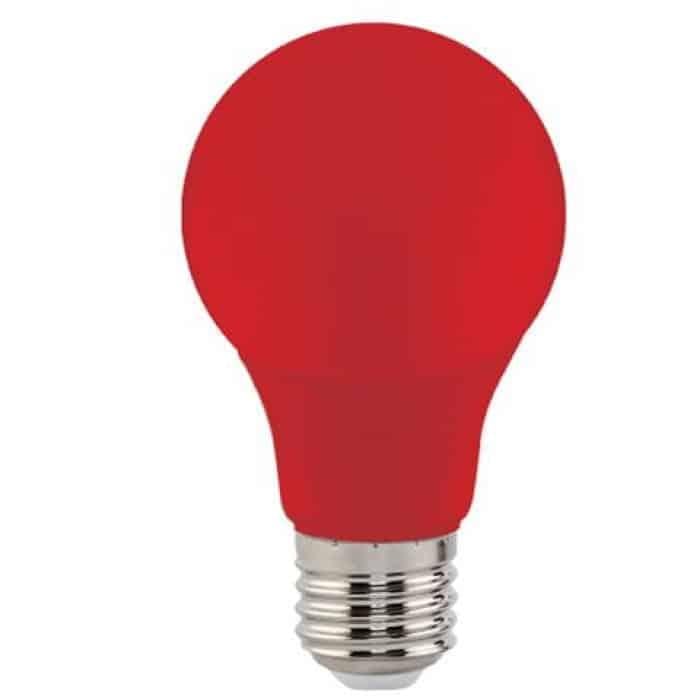 LED-лампа HOROZ ELECTRIC SMD A60 3W E27 102 Lm 175-250V Червоний (001-017-0003-031)