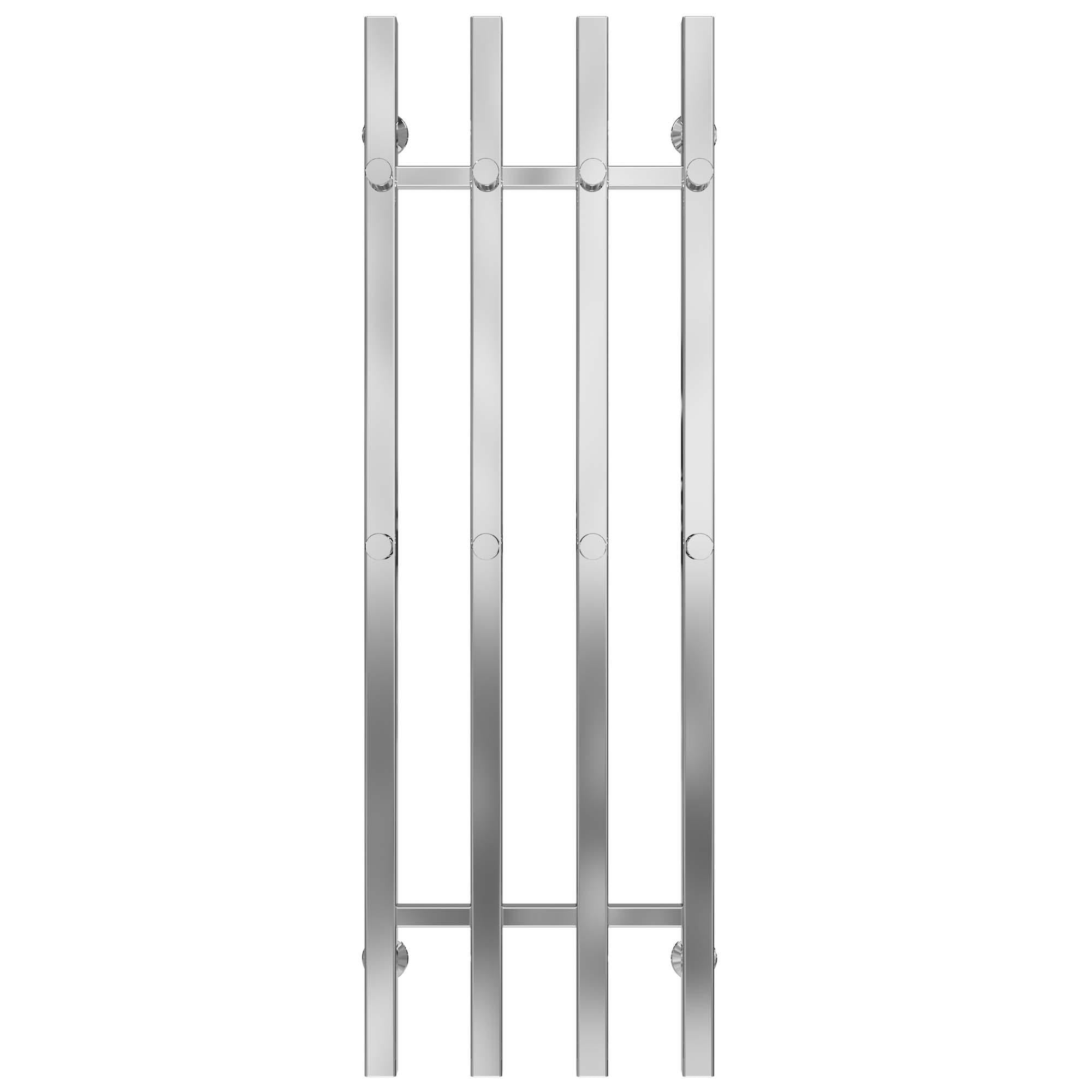 Полотенцесушитель водяной Deffi Split П4 боковое левое подключение нержавеющая сталь 300х1000 мм Хром (A.SP.100.30.4.C.B)