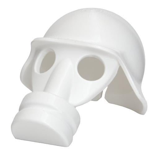 Защитный колпачок фаркопа Противогаз маленький Белый