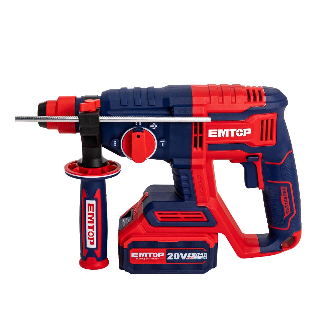 Перфоратор аккумуляторный EMTOP ELRH202081