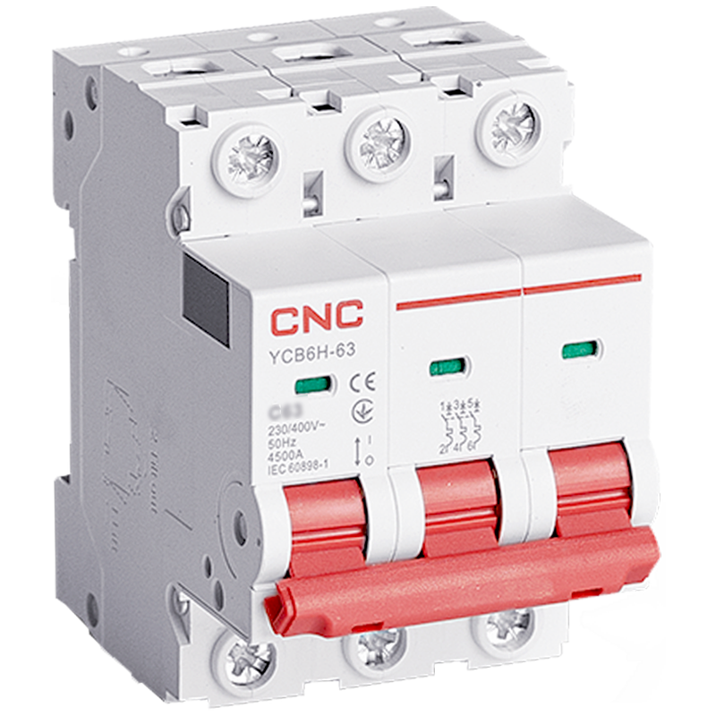 Автоматический выключатель CNC Electric YCB6Н-63 3P 20A 4,5kA B (Б00038356) Автоматический выключатель CNC Electric YCB6Н-63 3P 20A 4,5kA B (Б00038356)