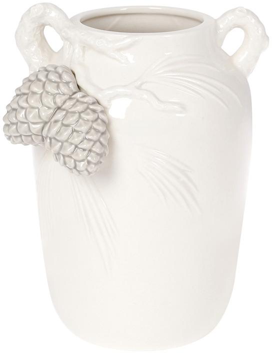 Ваза фарфоровая Шишки 20,6 см белая (BD-727-322)