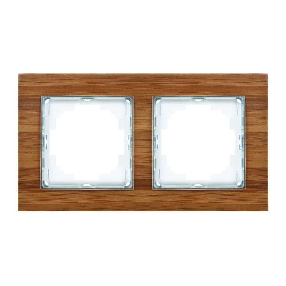 Рамка двухместная Nilson Alegra Бамбук (25BВ0092)