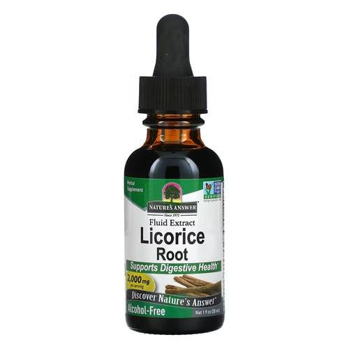 Корень солодки Nature's Answer Licorice Root Fluid Extract 2,000 мг 30 мл (NTA-00640) Корень солодки Nature's Answer Licorice Root Fluid Extract 2,000 мг 30 мл (NTA-00640)