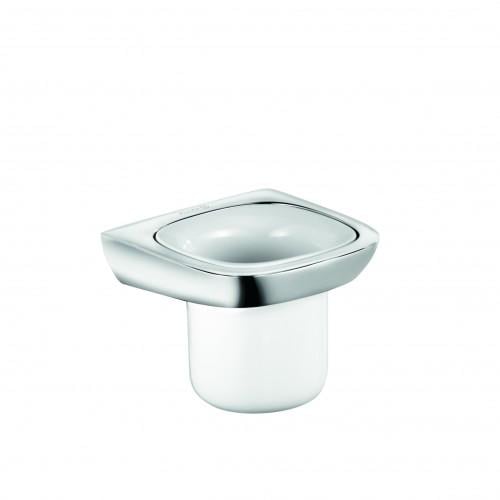 Тримач для зубних щіток зі склянкою Kludi AMBIENTA Хром (GRM-21840-01)