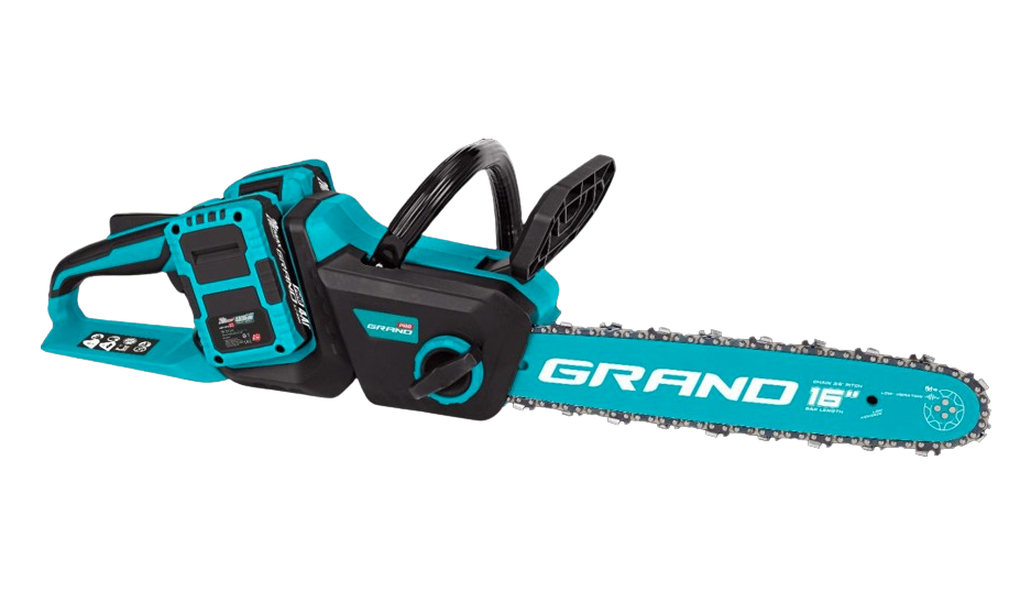 Пила цепная аккумуляторная GRAND АПЦ-40A/16"-4 PRO PRO с шиной 402/355 мм и 2 аккумуляторами 20V 4 Ah (29785885) Пила цепная аккумуляторная GRAND АПЦ-40A/16"-4 PRO PRO с шиной 402/355 мм и 2 аккумуляторами 20V 4 Ah (29785885)