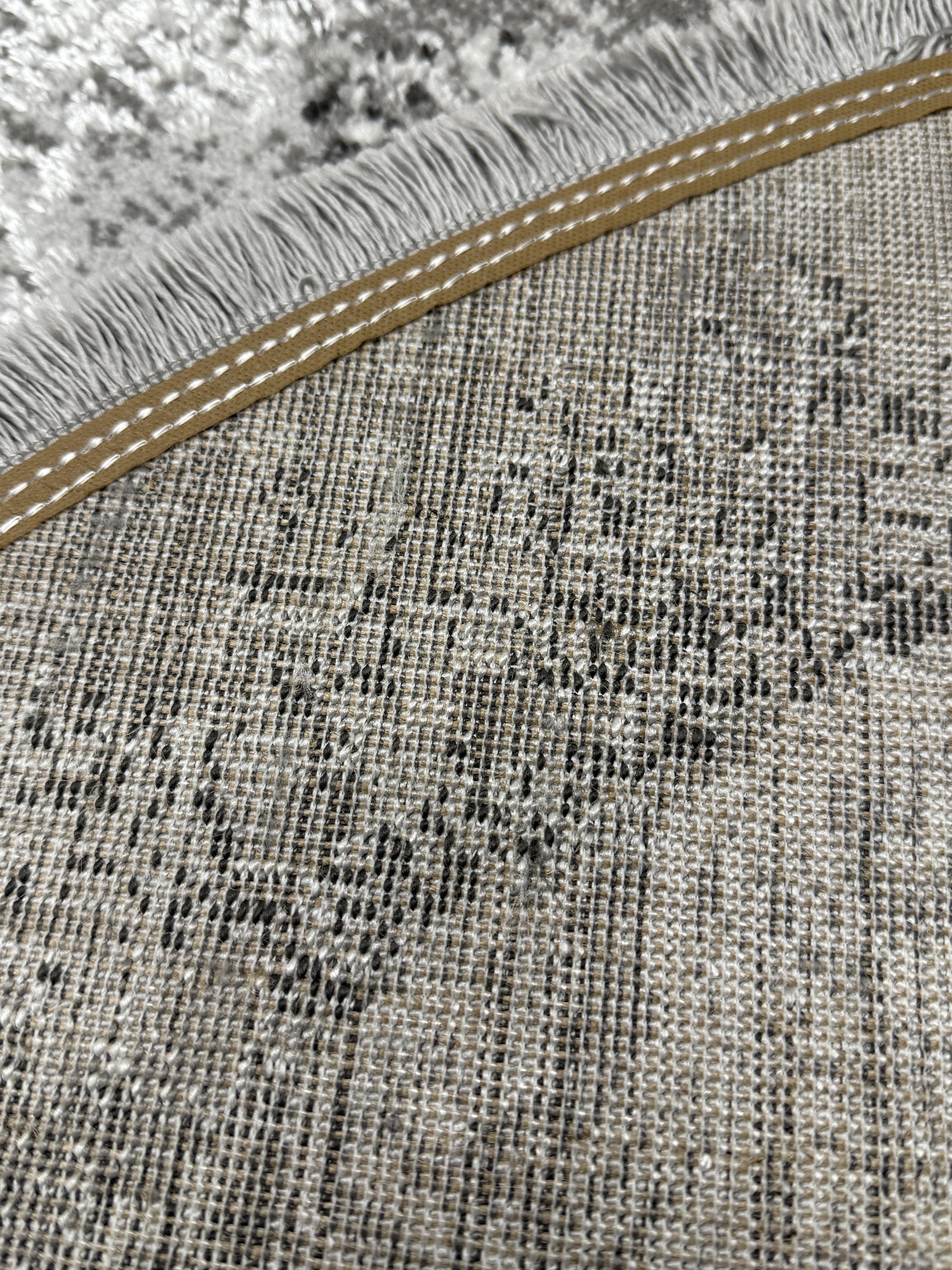 Ковер Mars с невысоким ворсом 200x200 см круг Серый (B251BKG/AGS13) - фото 11 Ковер Mars с невысоким ворсом 200x200 см круг Серый (B251BKG/AGS13) - фото 11