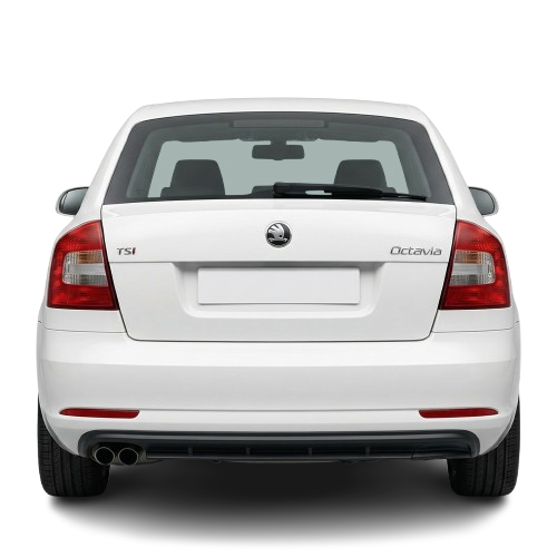 Губа на бампер Skoda Octavia A5 Черный (33830091)