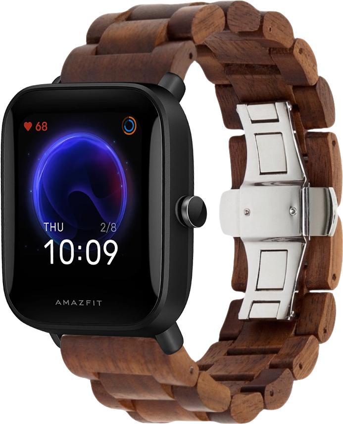Ремешок деревянный WoodLock для Amazfit Bip U Pro Brown (28283-30)