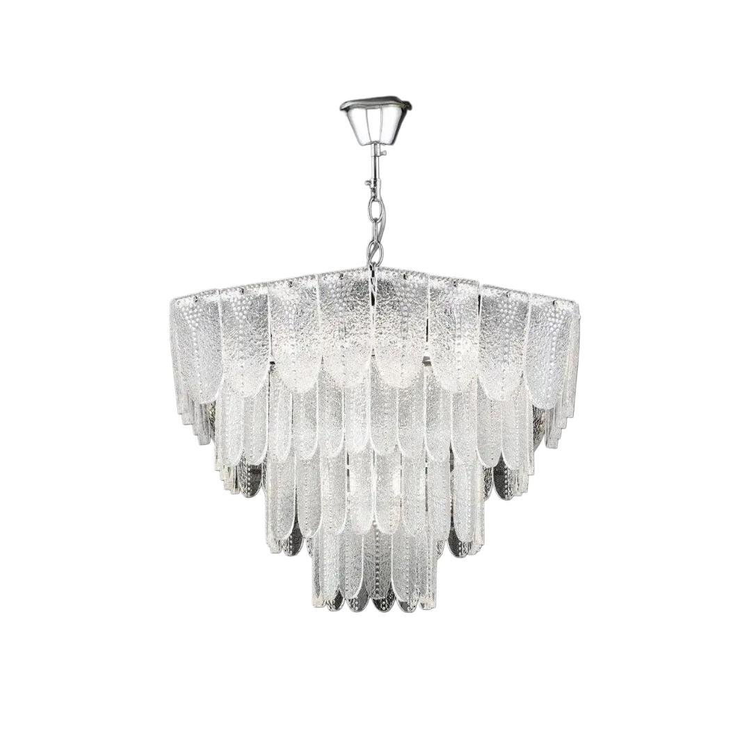 Люстра Sirius с хрустальным декором под семь ламп Е27 Хром (B S2464/7 CH)