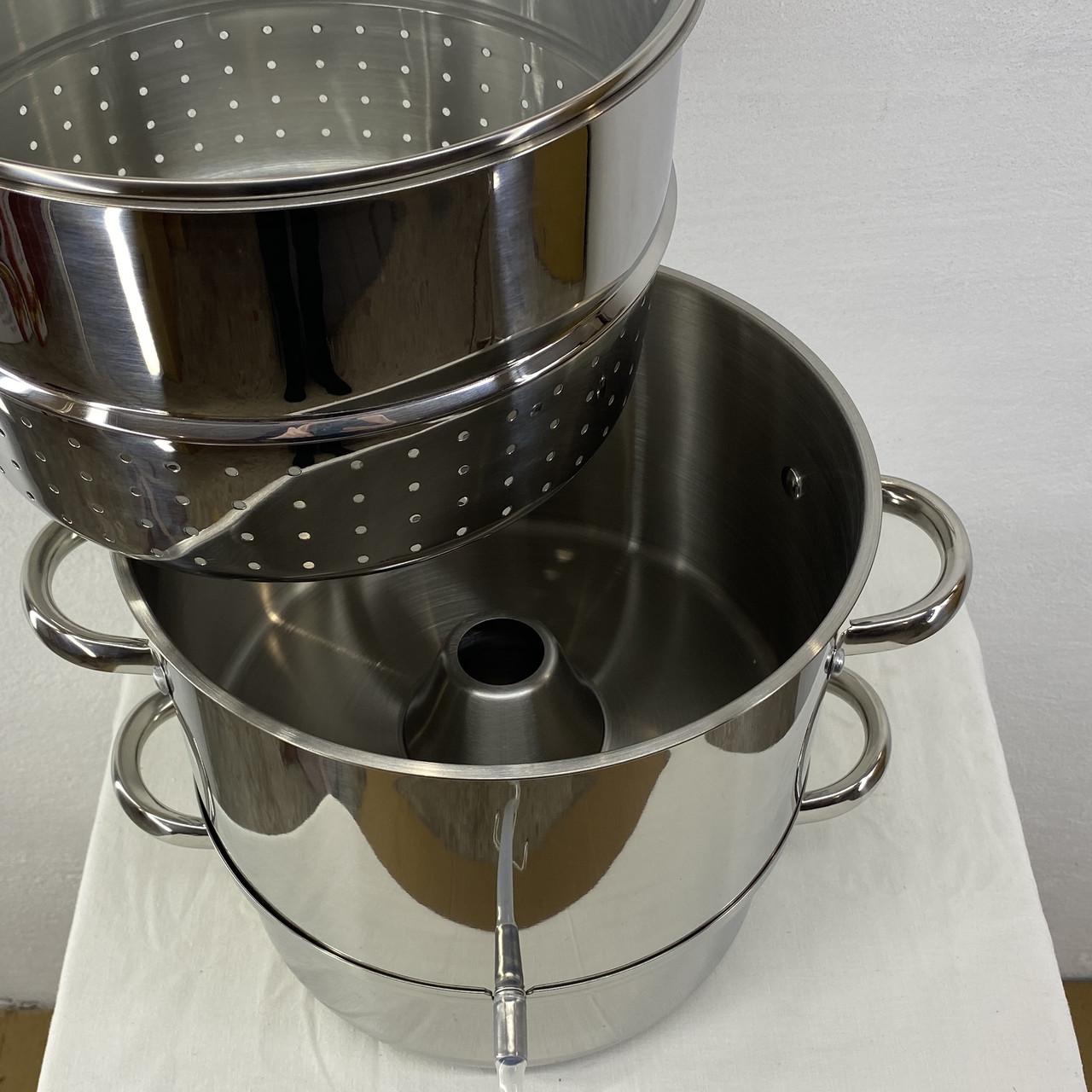 Соковарка нержавейка для сока из овощей и фруктов 9 л (1830380991) - фото 7 Соковарка нержавейка для сока из овощей и фруктов 9 л (1830380991) - фото 7