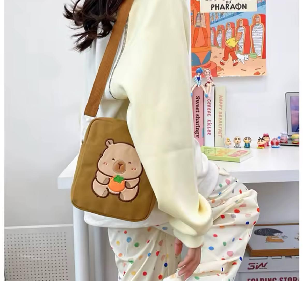 Сумка-барсетка капибара Коричневый (2616321200) - фото 5 Сумка-барсетка капибара Коричневый (2616321200) - фото 5