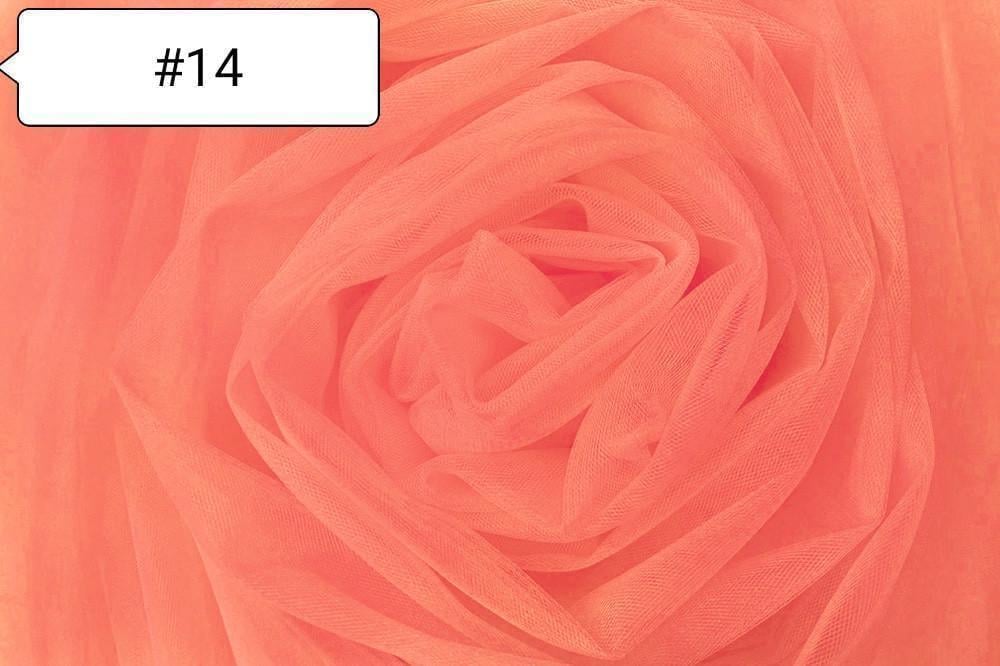 Ткань евросетка №14 Коралловый (1729715327)