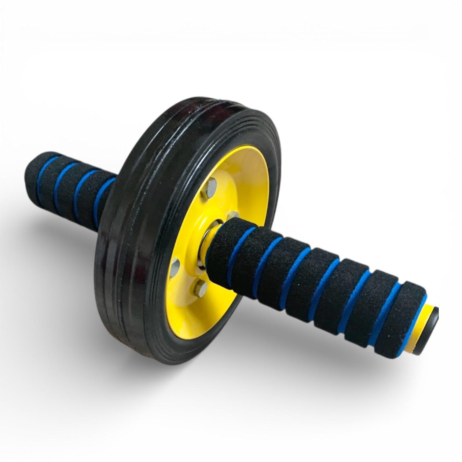 Ролик для пресса Миць колесо одинарное Желто-синий (31323866)