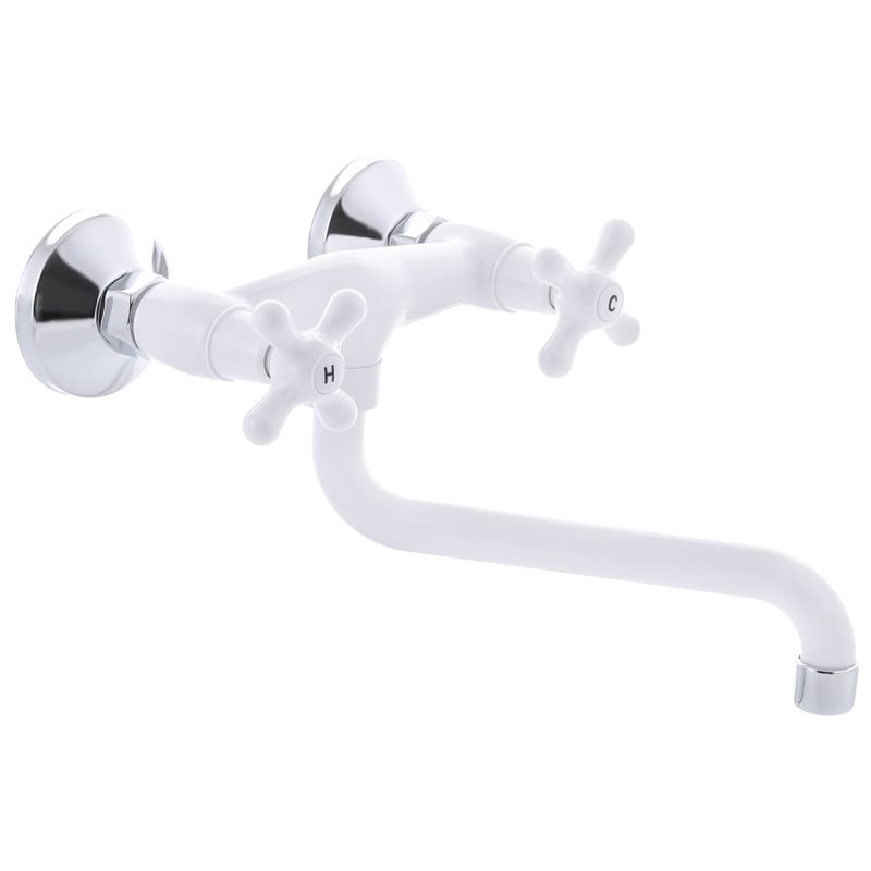 Смеситель для кухни PLAMIX Amax-361 Белый (PM0583) Смеситель для кухни PLAMIX Amax-361 Белый (PM0583)