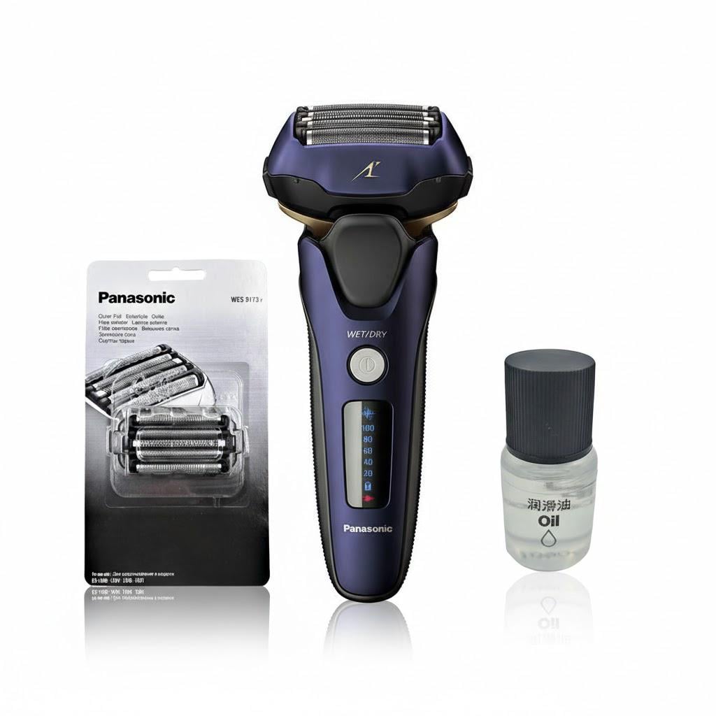 Электробритва Panasonic ES-LV67-A820-AS1 с дополнительным набором из сетки WES-9173Y-136 и маслом WES-8196X-7911 (32390019) Электробритва Panasonic ES-LV67-A820-AS1 с дополнительным набором из сетки WES-9173Y-136 и маслом WES-8196X-7911 (32390019)