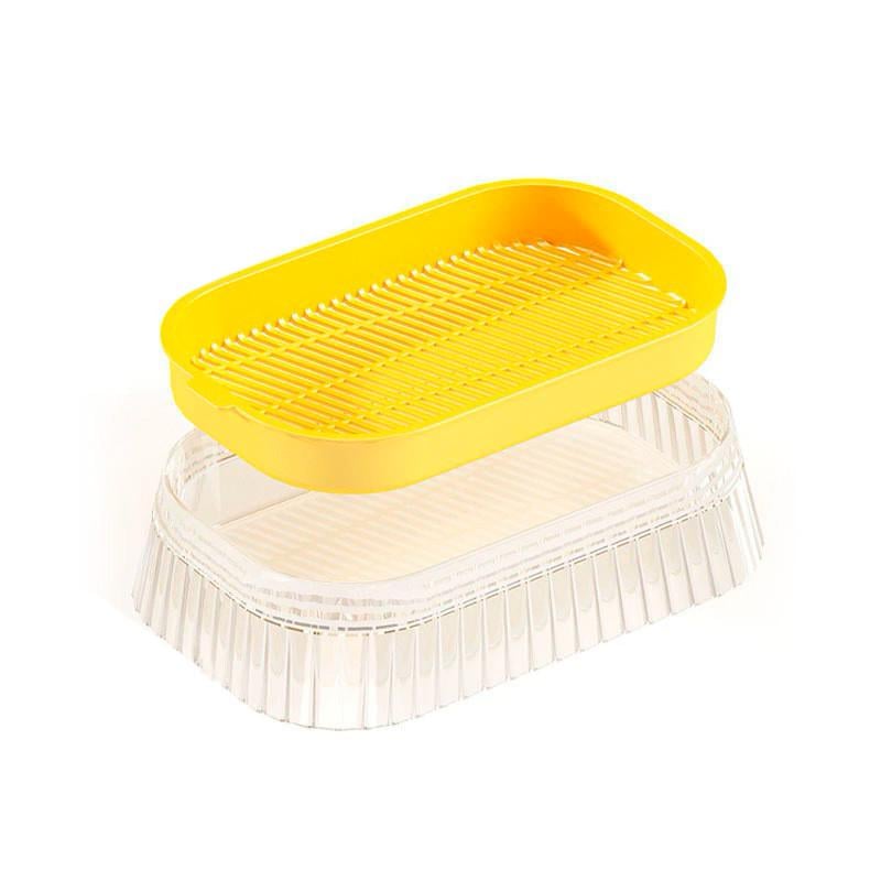 Лоток для пророщування котячої трави Lesko DT1159-D Жовтий (31457547)