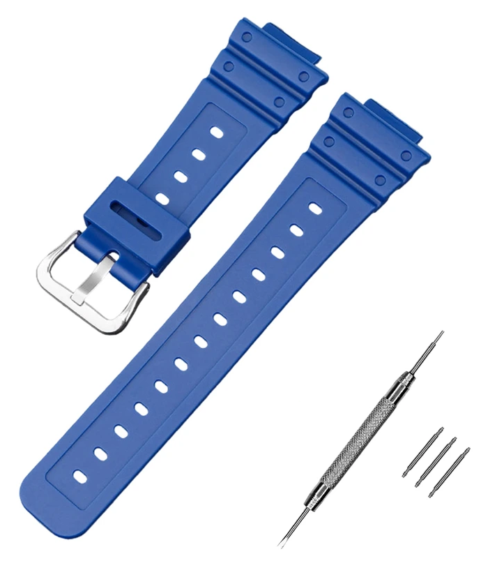 Ремінець для Casio G-Shock GA-2100 Blue SI (3801)