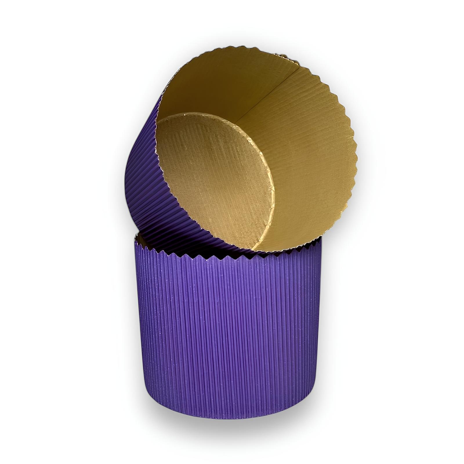 Форма для панетона Good Baking с перфорацией 42 шт. 130х115 мм Фиолетовый (PN019)