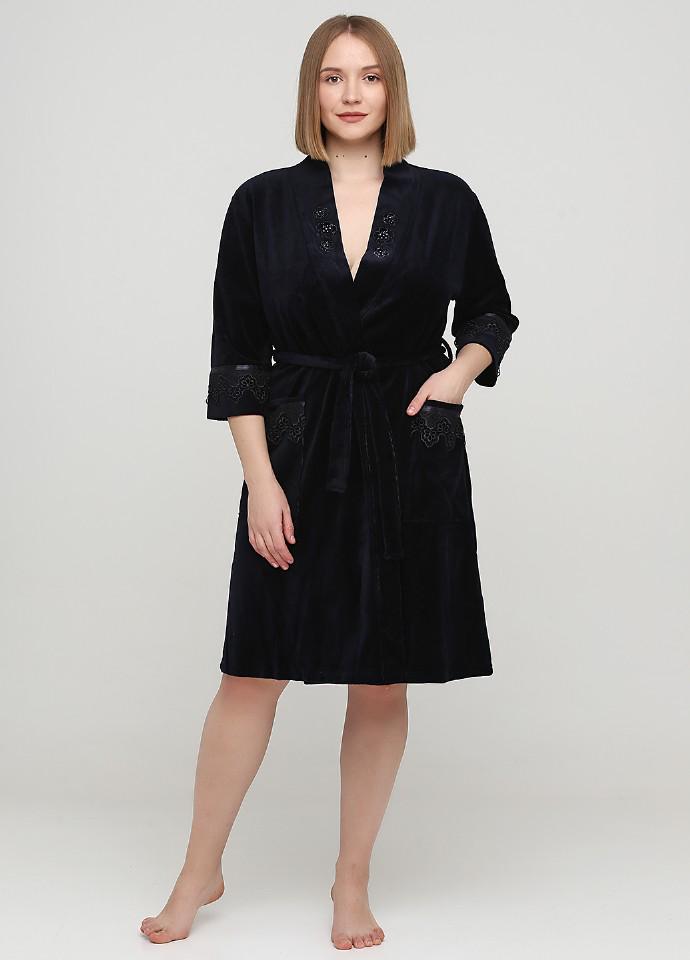 Халат Romeo life 2XL темно-Синий (3401-16)