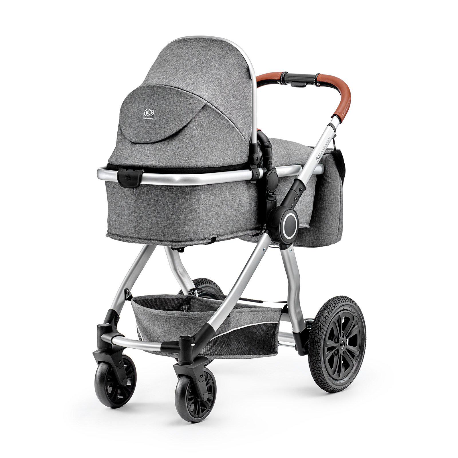 Коляска универсальная Kinderkraft 3в1 Veo Gray (KKWVEOGRY30000)