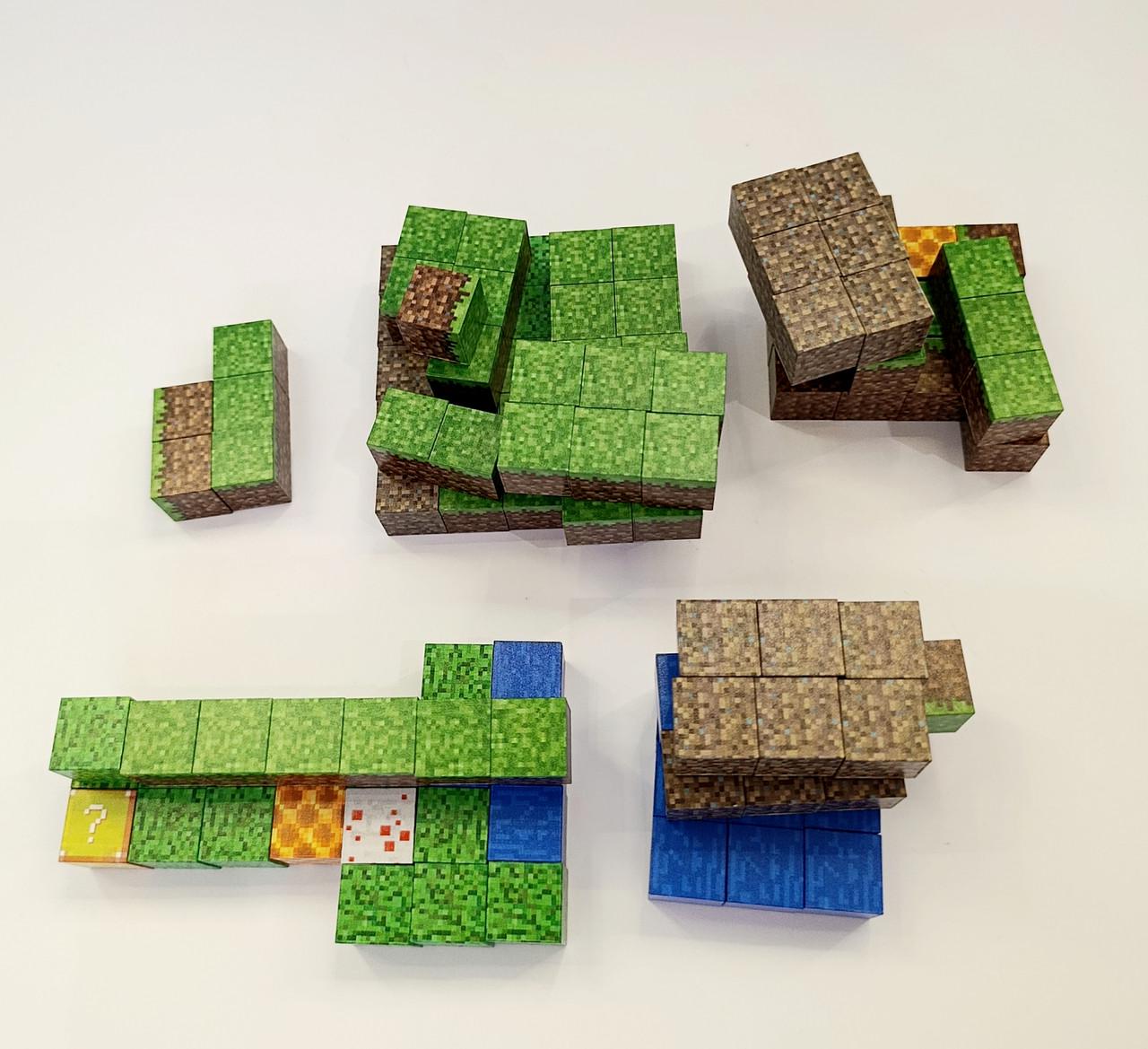 Конструктор магнитный Майнкрафт 128 дет. - фото 2 Конструктор магнитный Майнкрафт 128 дет. - фото 2