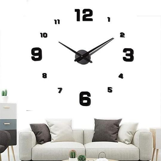 Часы настенные 70-150 см зеркальные Черный (8516-012)