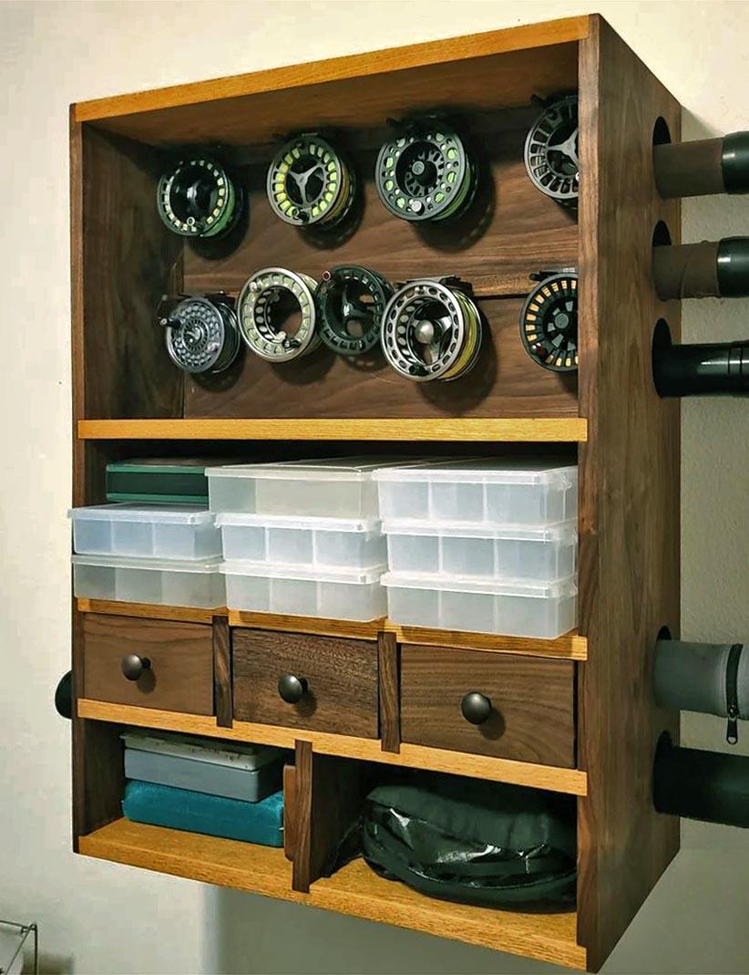 Органайзер для рибальських снастей із дерева Пеламіда Капучино/Сієна (ОДБ-00180905)