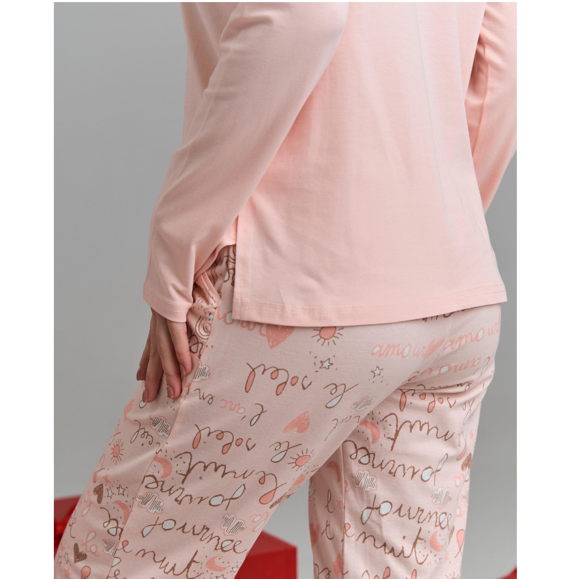 Піжама жіноча штани/джемпер L (12243) - фото 6