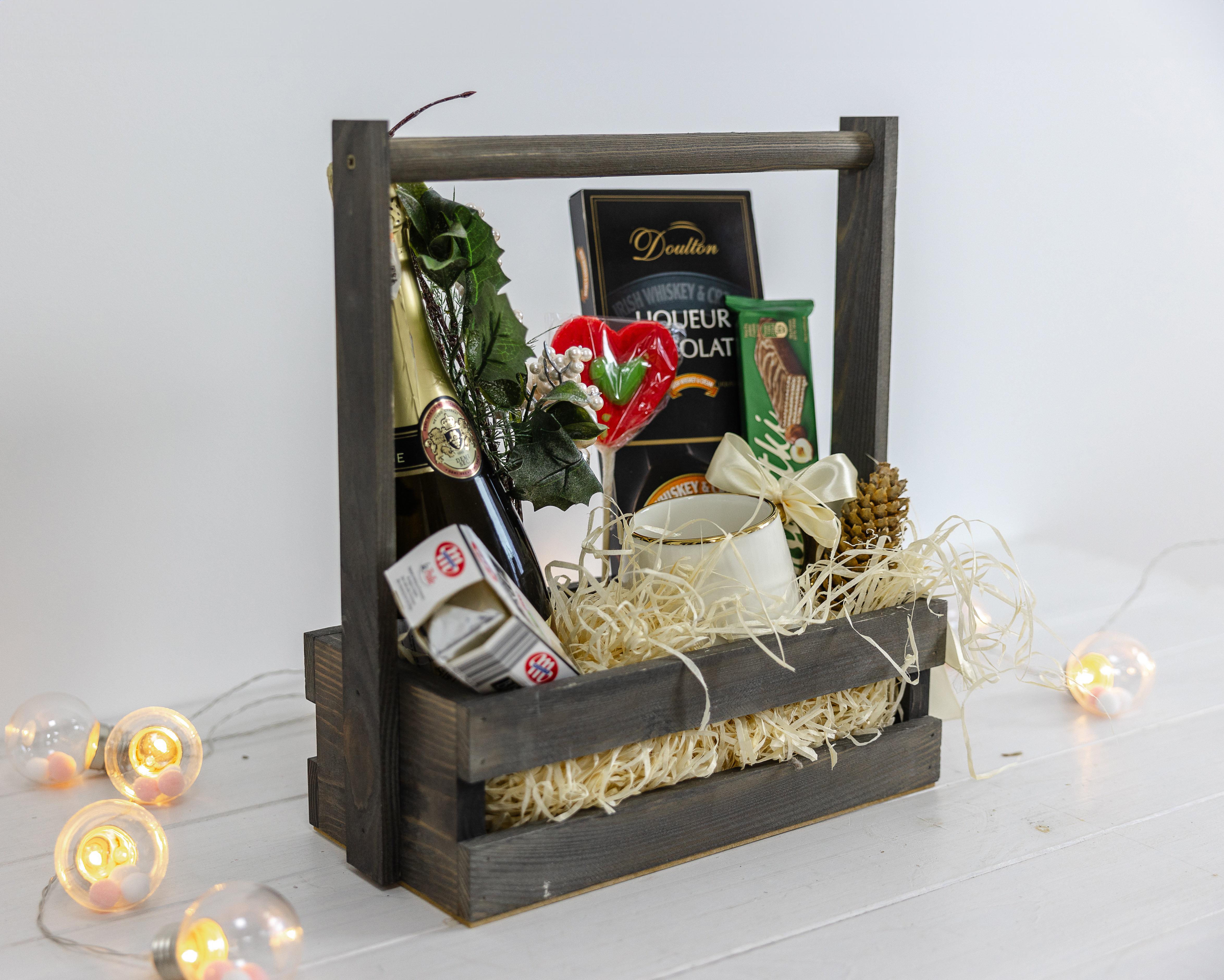 Ящик деревянный для подарков Лагом Темно-серый (0002118) - фото 8 Ящик деревянный для подарков Лагом Темно-серый (0002118) - фото 8