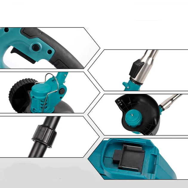 Набор 2в1 газонокосилка с колесами для травы и пила (17488-18) - фото 5 Набор 2в1 газонокосилка с колесами для травы и пила (17488-18) - фото 5