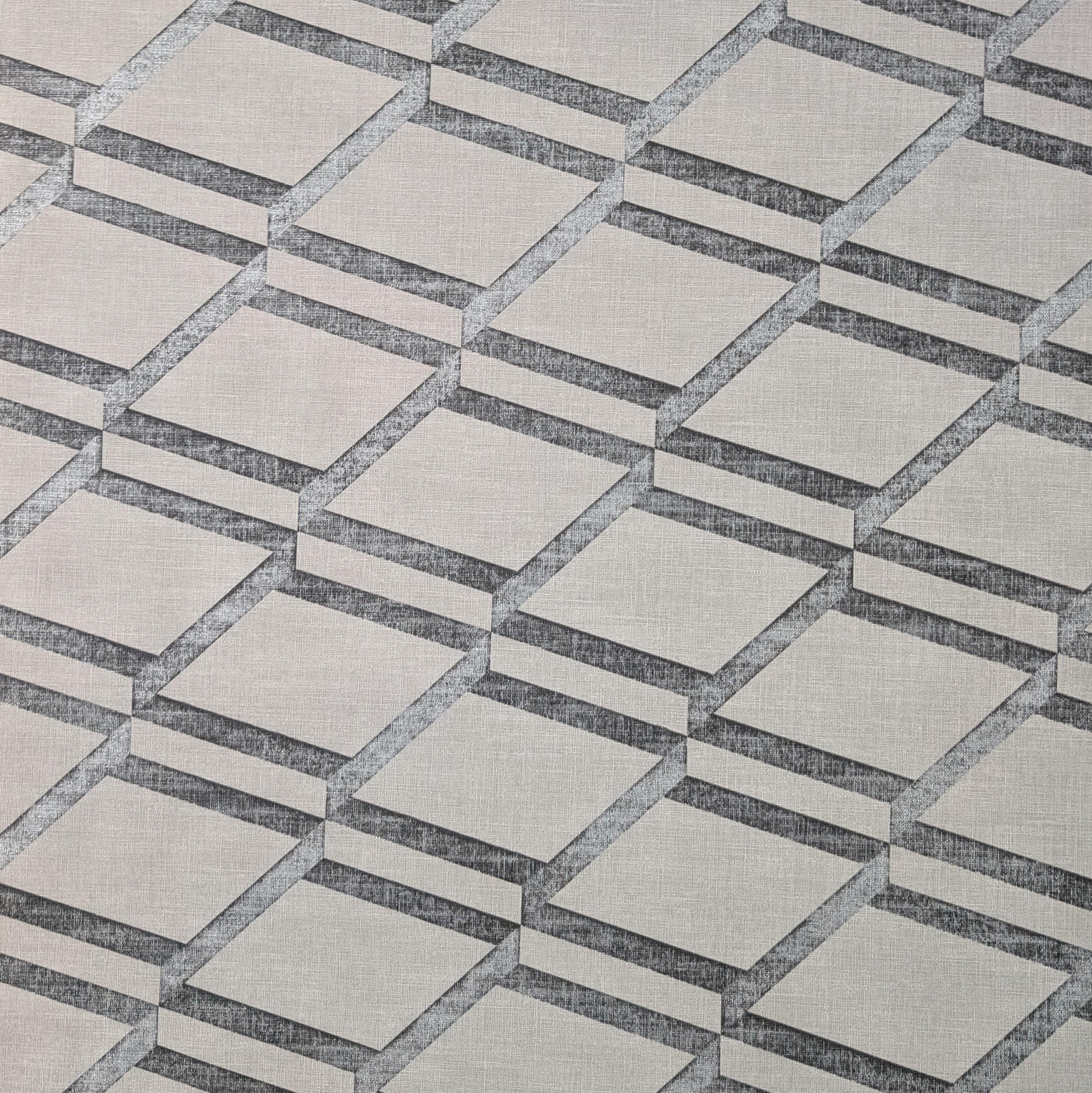 Обои виниловые Decoprint Blooming BL22733 Геометрия на флизелиновой основе 53 см Бежевый (31119773)