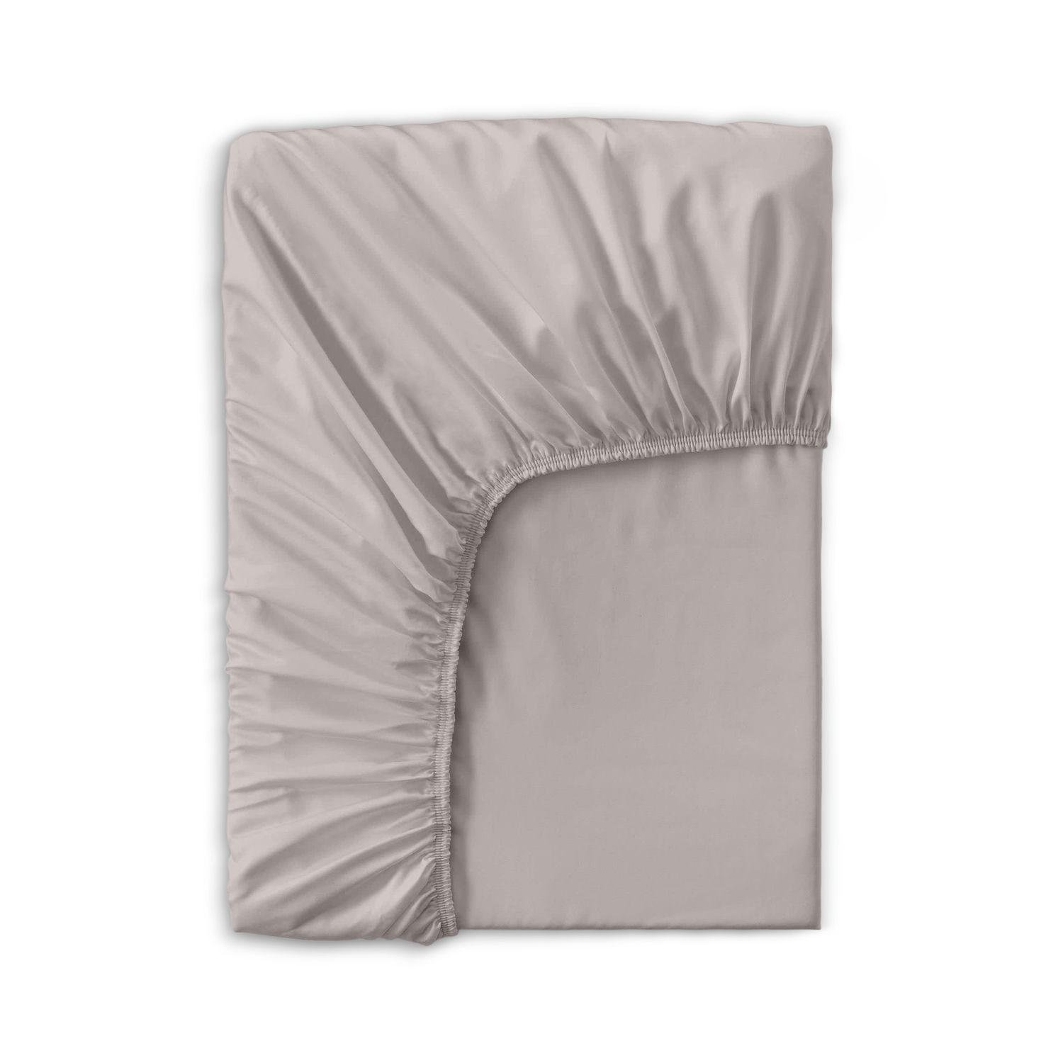 Простынь Cosas на резинке в детскую кроватку сатин 60x120 см Ivory (4822052162255)