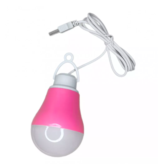 Светодиодная лампа USB 5W Pink (9522259)