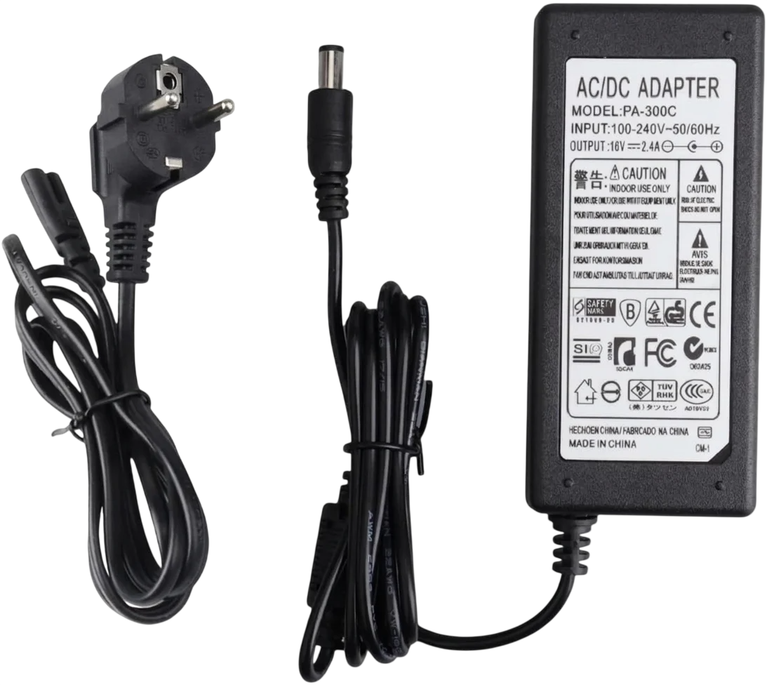 Блок питания для синтезаторов Yamaha Micacorn 16В 2,4А совместим с PA-300 PA-301