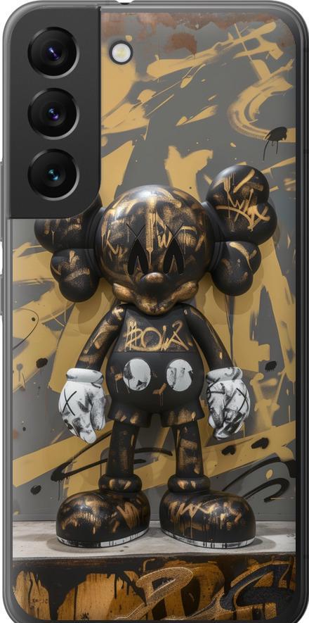 Чехол на Samsung Galaxy S22 Bronze kaws (6097u-2494-42517)