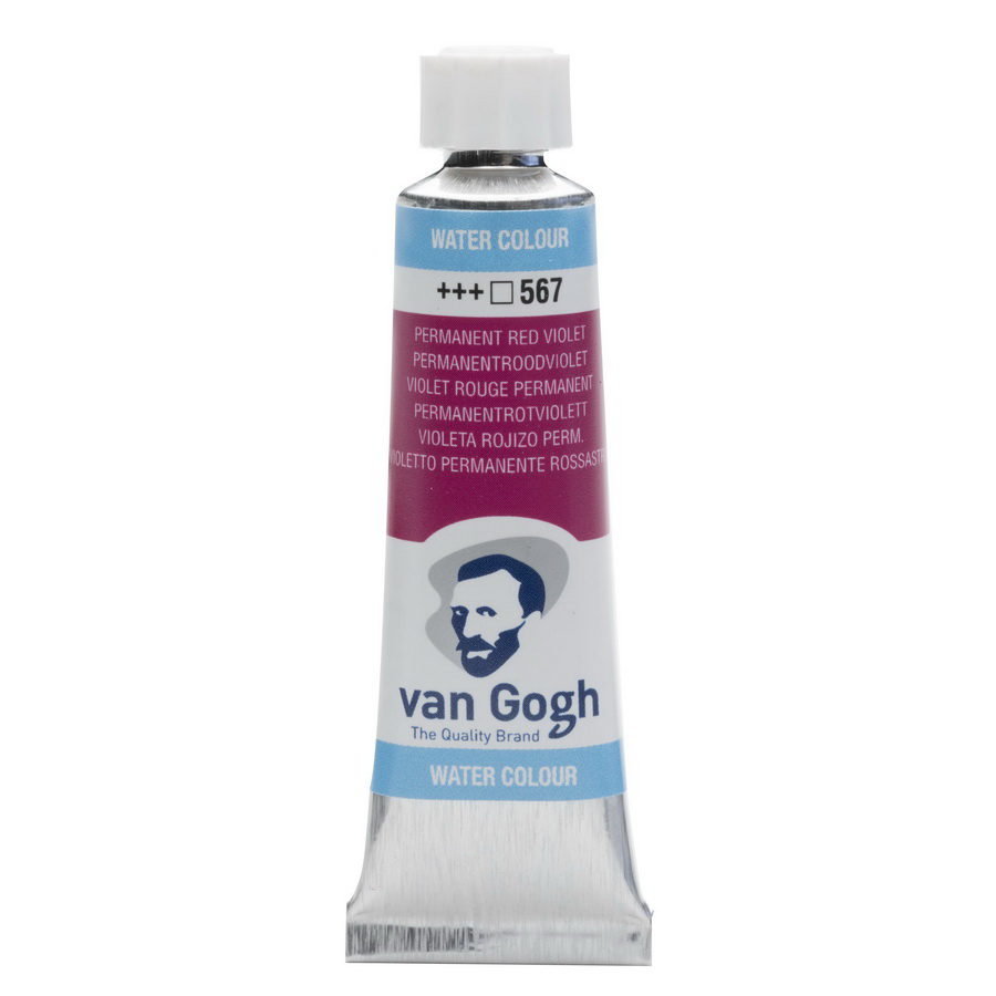 Краска акварельная Rosa Van Gogh 10 мл 3 шт. 567 Пермь. красно-фиолетовый (8712079417932 20015671)